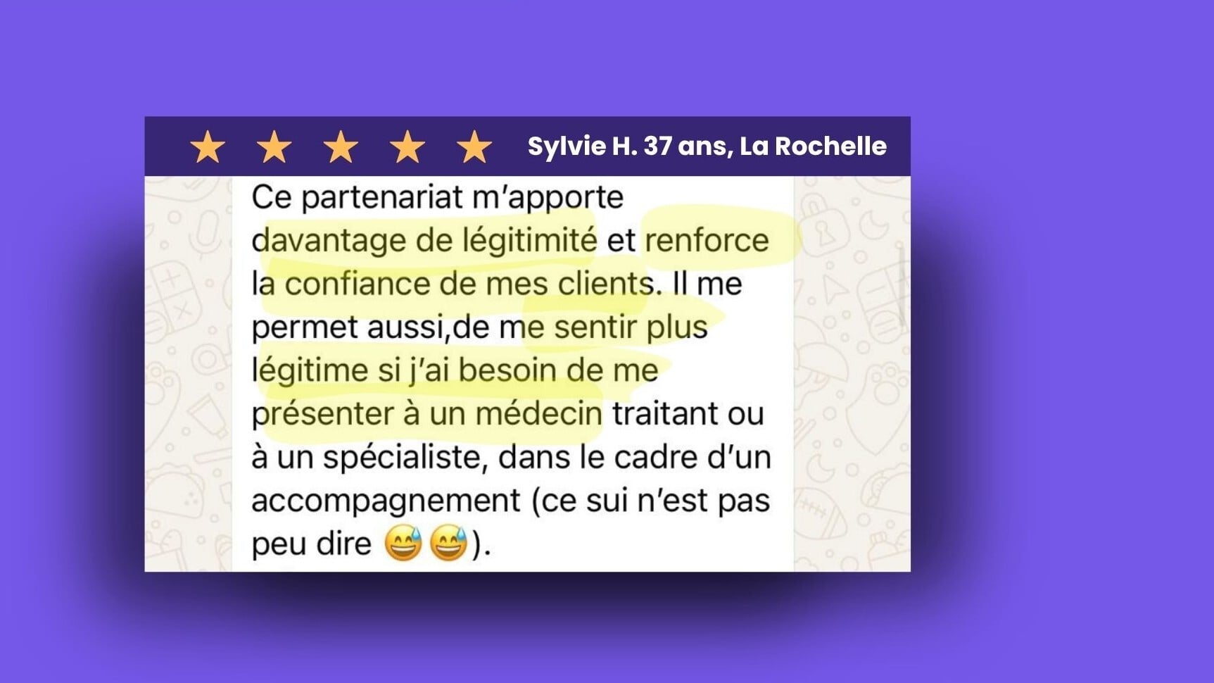 Témoignage Sylvie sur la légitimité